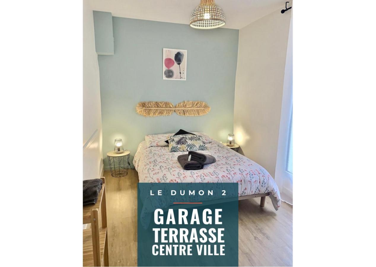 Le Dumon 2 - T2 Avec Garage - Terrasse - Wifi - Gare A 200M Daire Agen Dış mekan fotoğraf